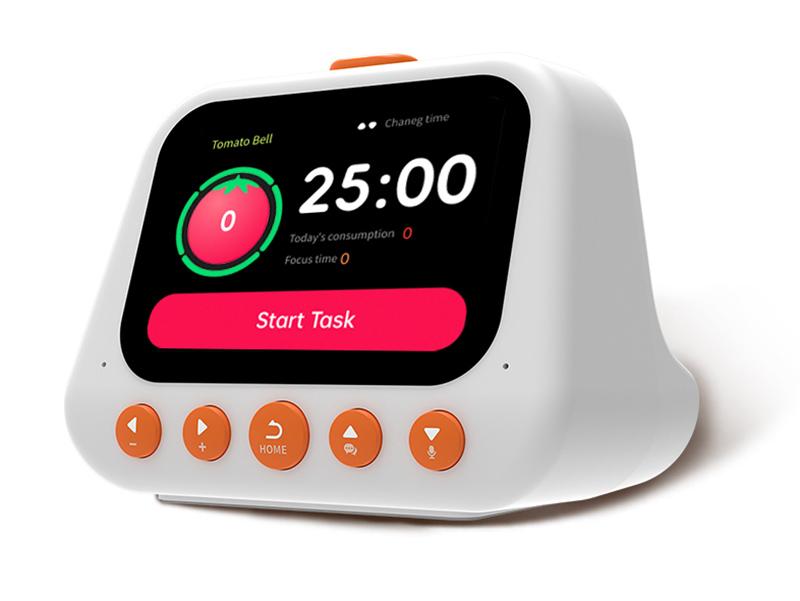 AI Smart Alarm Clock Talking Buddy Educational Toy for Kids Music/Stories Player Pomodoro Timer Cool Robot Gift for Boys Girls