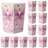 10/20Pcs Popcorn Paper Candy Gift Box Butterfly Baking Disposable Box Wedding Favor Gift Packaging Bag Birthday Party Decoration