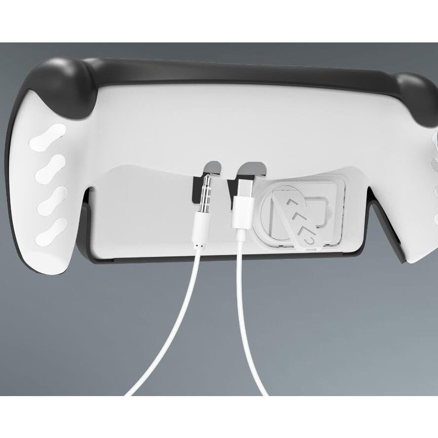 Custodia protettiva per PlayStation 5 Portal Remote Player con supporto, cover protettiva in TPU, antiscivolo e anti-caduta