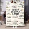 Flannel Blanket My Mental Breakdown Blanket Printed for Kids Bedroom Decoration Warm Soft Comfertable Blanket for Sofa Chair