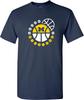 Michigan Wolverines Basketball Orbit, Team Color T Shirt, University