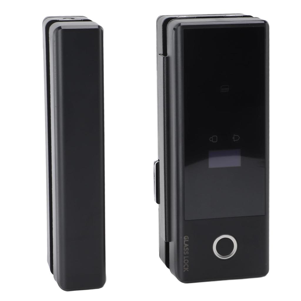 SOCOCO Low Power Smart Electronic Glass Door Security Lock: Multiple Unlocking Methods for Glass and Wooden Doors