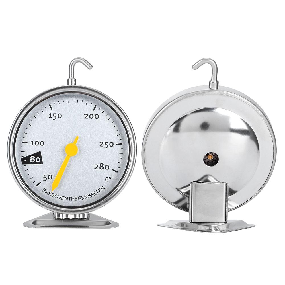 Stainless Steel Large Dial Oven Thermometer with Hook Kitchen Cooking Measuring Tools  50 280 celsius