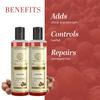 KHADI NATURAL Satritha Shampoo Zur Haarausfallkontrolle Und Reparatur Von Geschädigtem Haar 210 ml x 2er-Pack Für Alle Haartypen