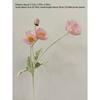 Artificial Corn Poppy Flower Bouquet with Realistic Touch and Flocking Long Stem, Which Is Made of Plastic.For Weddings, Proposals, Spring, Birthdays