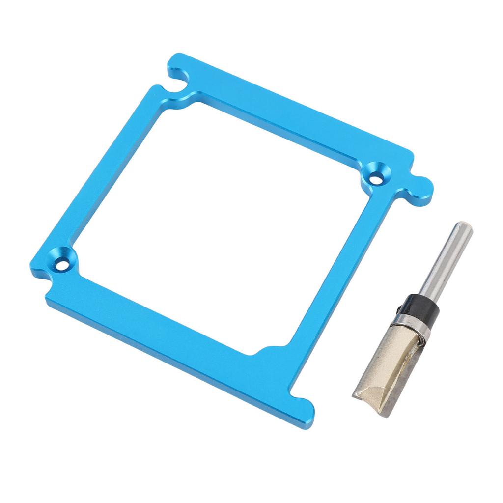 86 Type Wire Box Template Thickened Aluminum Alloy Switch Socket Bottom Box Hole Opening Mold with Router Bit