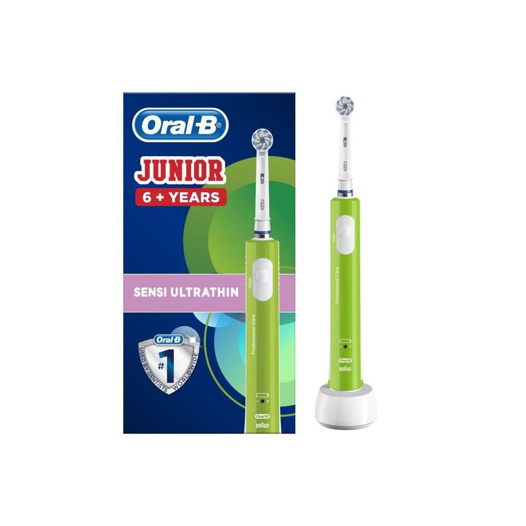 Buy OralB Junior 6+ Rechargeable Electric Toothbrush Green at