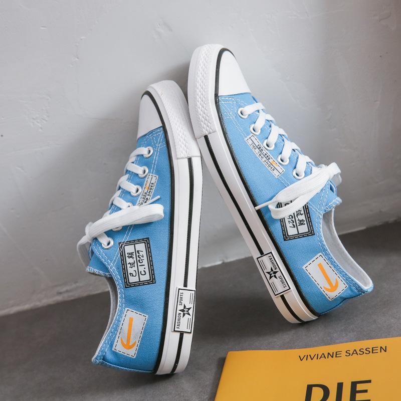 Plátěné boty Pánské Nízké Top Korejská Verze Trend Všechny -Zápas Ležérní Boty Pánské Letní Prodyšné Látkové Boty Studentské Boty Pánské Trendy Boty