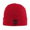Albania Flag Black Eagle On Red Warm Knitted Cap Winter Knit Bonnet Hat Skullies Beanies Hip Hop Caps for Unisex