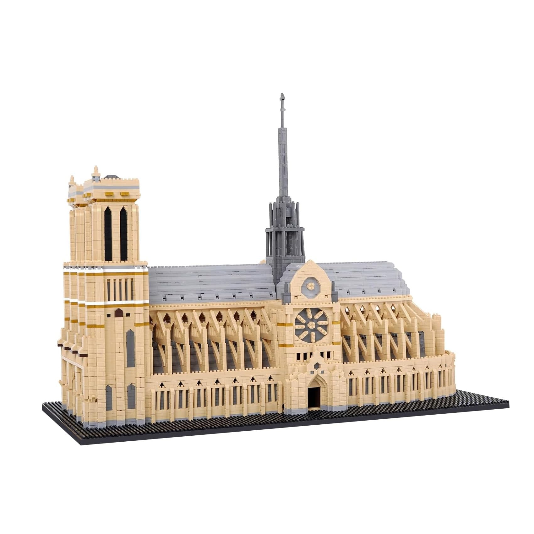 LULUFUN Мини-конструктор Собор Парижской Богоматери Мини 3D Замок Нотр-Дам де Пари Сборка Детям и Праздник Новый Подарок на День Рождения Рождество Игрушка,