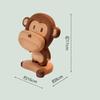 Solid Wood Creative Monkey Mobile Phone Stand Cute Mobile Phone Base Desktop Decoration Decoration Birthday Gift Glasses Stand