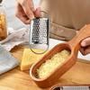Mill Cheese Grater Stainless Steel Lemon Zester Citrus Ginger Garlic Grater Wooden Handle Vegetables Kitchen Tool Manual Slicer