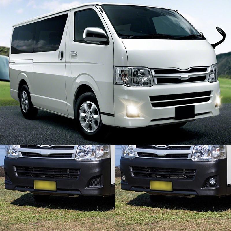 LED DRL Fog Lights For Toyota Hiace 2012-2013 For Toyota Quantam 2012-2013 Headlights Fog Light Car Accessories 12V