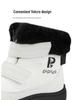 Winter Kinder Schneestiefel 2025 mit Samtfutter und Magic Klettverschluss - Dick, Bequem, Baumwollstiefel
