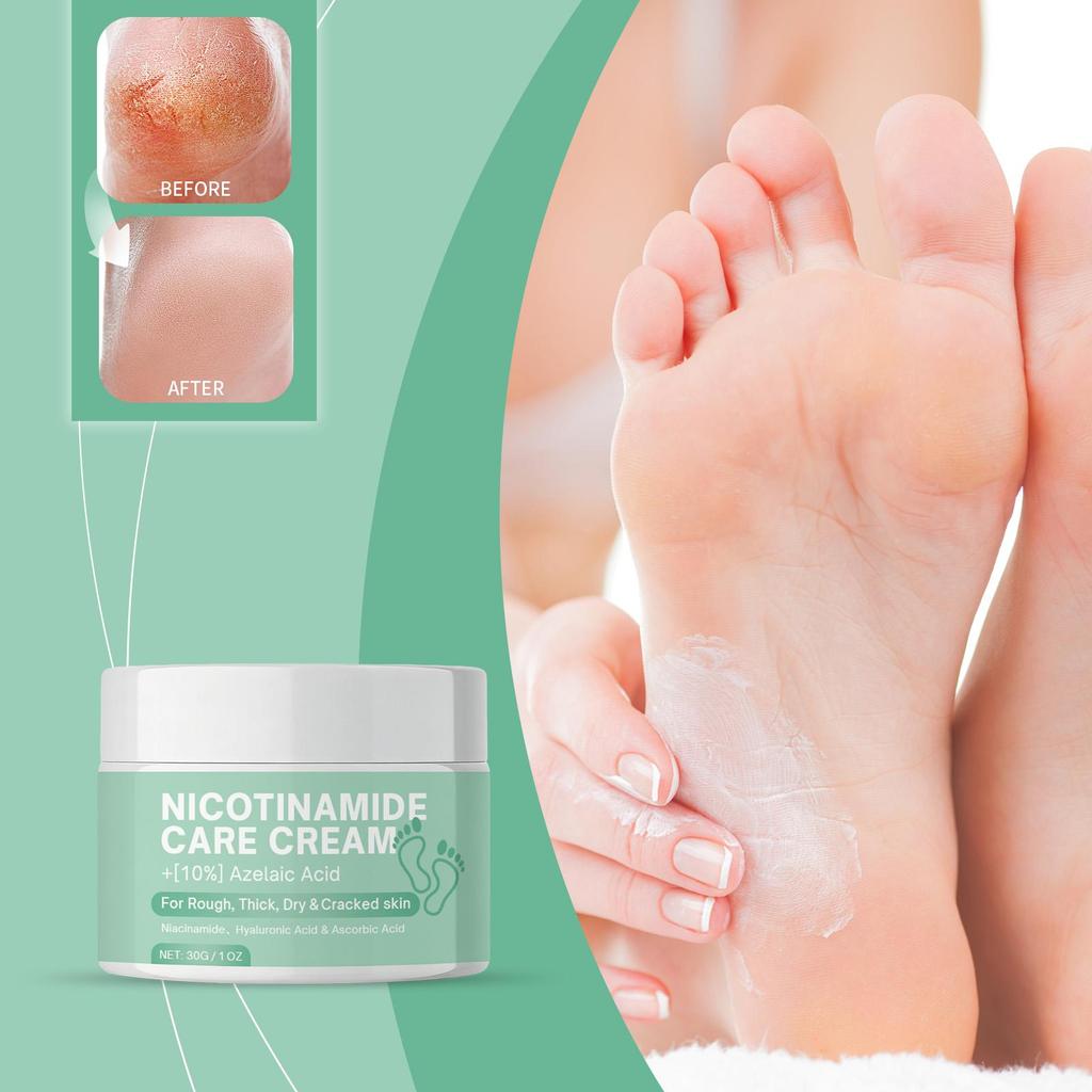 AMZ Nicotinamide Foot Care Cream Moisturizing, Softening, and Elasticizing for Daily Hydration and Smoothness of the Feet.