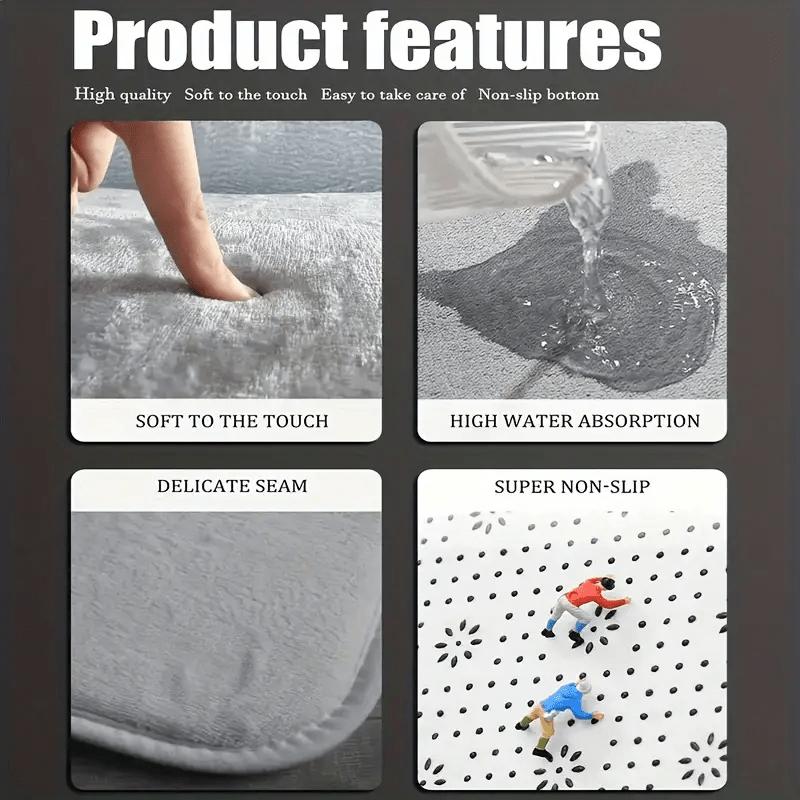 1Pcs Anti Fatigue Kitchen Rug  Merry Christmas BalloonWaterproof Non-Slip Thick Cushioned Kitchen Mat Heavy Duty Comfort Standing Mat for Kitchen