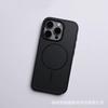 Applicable To Apple 16promax Carbon Fiber Pattern Magnetic Mobile Phone Case iPhone15 Matte All-inclusive Anti-drop PC Case 14