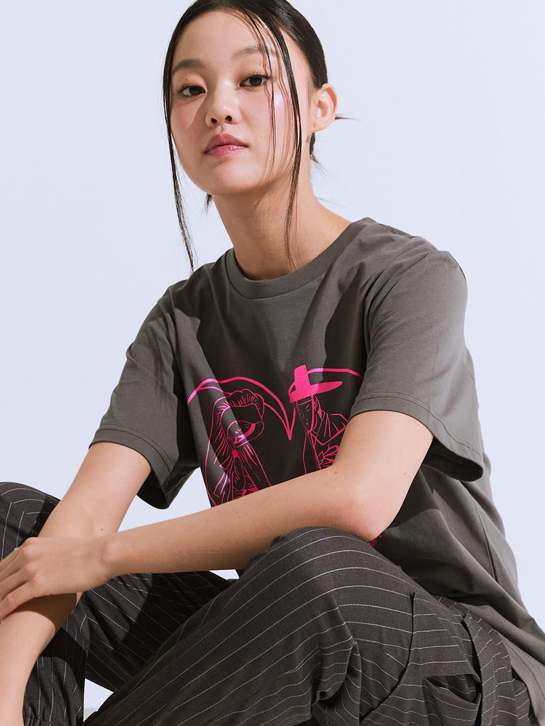 YUGADANG Moonlight Lovers T-Shirt_Gray