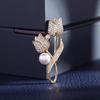 Diamond Butterfly Versatile Simple Brooch Flower Anti-light Pin Clothing Accessories Corsage