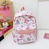 Kindergarten Student Schoolbag Cartoon Animation Cute Printed Boys And Girls Backpack Foreign Style Large Capacity Children'S Backpack