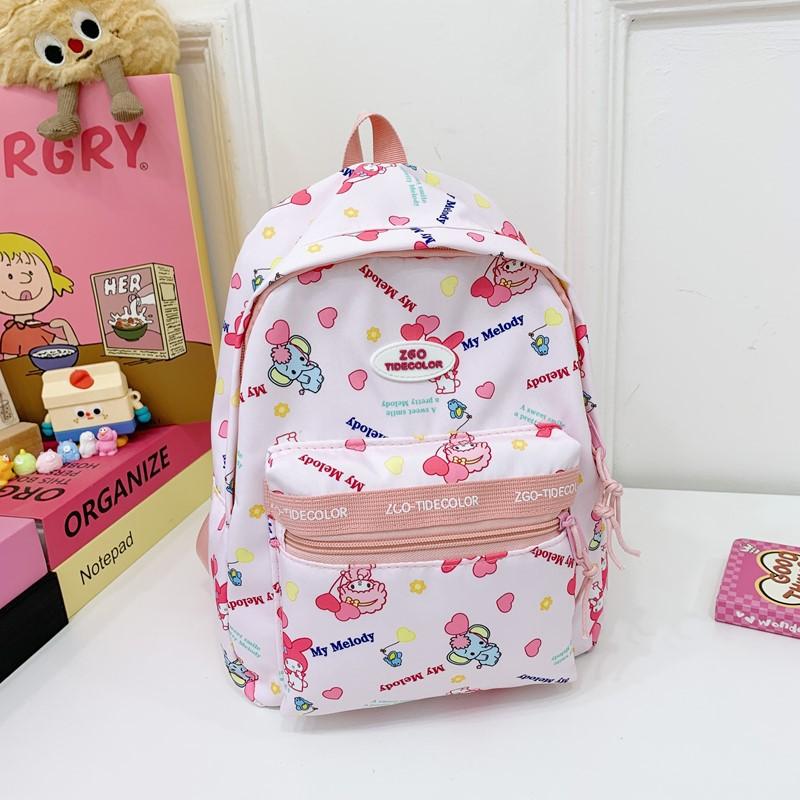Kindergarten Student Schoolbag Cartoon Animation Cute Printed Boys And Girls Backpack Foreign Style Large Capacity Children'S Backpack