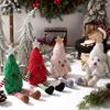 Christmas Gnome Decoration Fluffy Christmas Tree Doll with Glitter Star