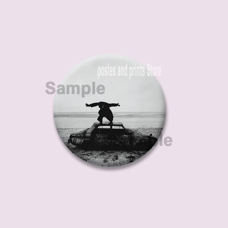 Creative Pop Albums Cover Lapel Pins Handmade Singer Round Brooch on Backpack Hat Jewelry Cosplay Badge Accessory Souvenir Gifts