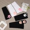 Gothic Lolita Thigh High Socks Women Harajuku Stockings Female Lingerie 3D Cat Claw Long Socks Sexy Compression Stockings Fall