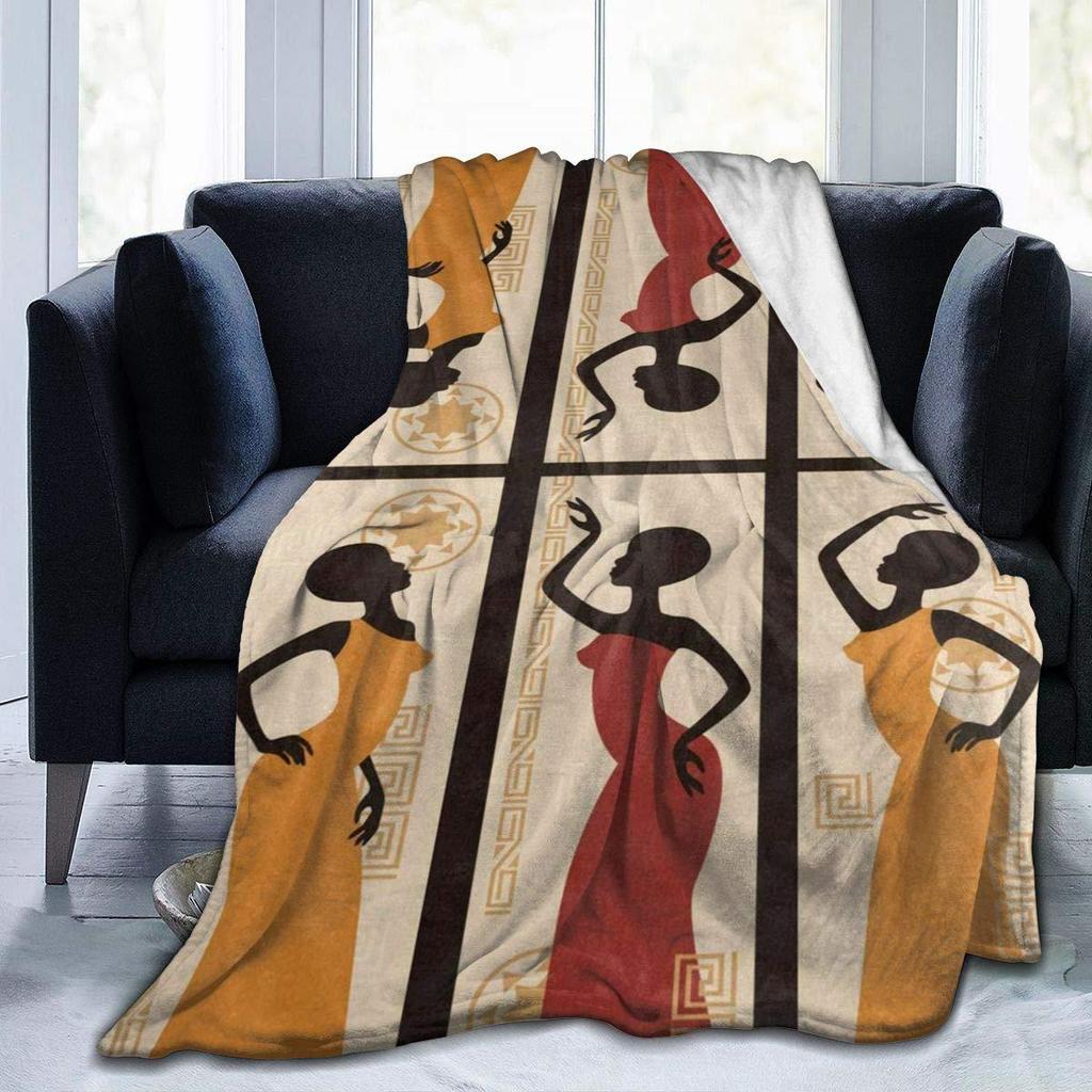African Girl Flannel Blanket Sofa Bedspread Nap Blanket Gift Shawl Blanket Source Direct Supply