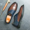 Luxury Brand Classic Brown Groom Wedding Shoes Pointed Soft Sole Men's Brogue Shoes Versatile Fashion Men's Commuting Work Shoes
