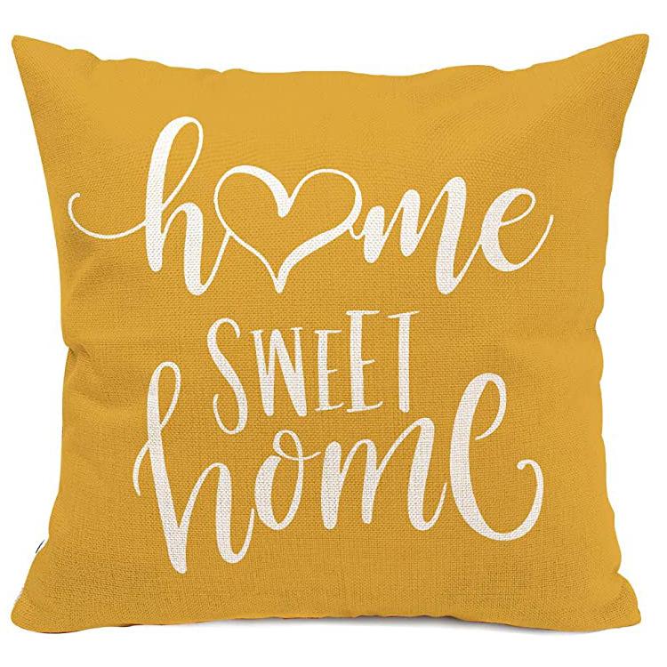 Striped Pillowcase Home Decoration Linen Pillow Cushion Waist Mat Sofa Pillowcase Geometric Abstract