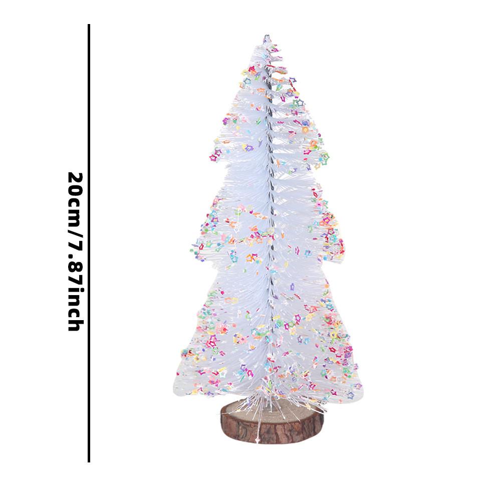Mini Christmas Elegant Tree Decor Charming Star Shape Design Tabletop Display For Joy Holiday