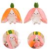 Creative Children's Bunny Doll-transforming Plush Toy With Carrot And Strawberry Options
