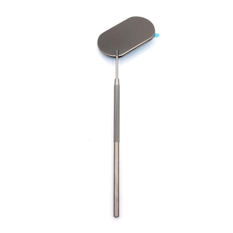 1pcs Multifunction Checking Oval Lash Mirror Eyelash Extension Beauty Makeup Portable Stainless Steel Eyelashes Mirror Tools