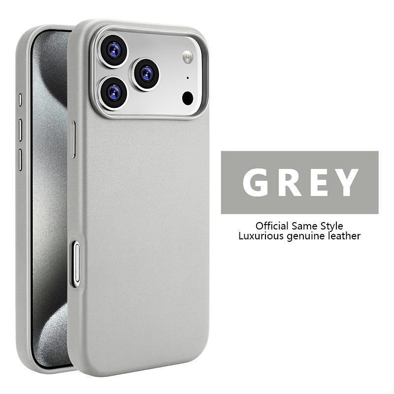 Hochwertiges Business-Leder für Magsafe Magnetische Handyhülle für Apple iPhone 17 Pro Max Air 16 Plus 15 14 13 Original Starke Magnetische Glatte Touch-Abdeckung