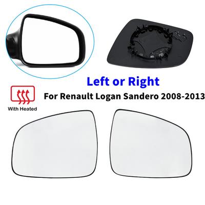For Renault Logan Sandero 2008-2013 Dacia Duster Symbol 2014-2017 Car Left Right Side Mirror Heated Glass Mirror Lens Door Part