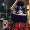 Han Dai Winter New Fair Island Knitted Wool Hat Retro Cute Hairball Warm Thickened Ear Protector Cold Hat