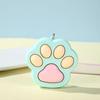 Interactive Cat Paw Keychain Press Toy for Stress Relief Keyring Office Travel Sturdy Plastic Accessory Gift
