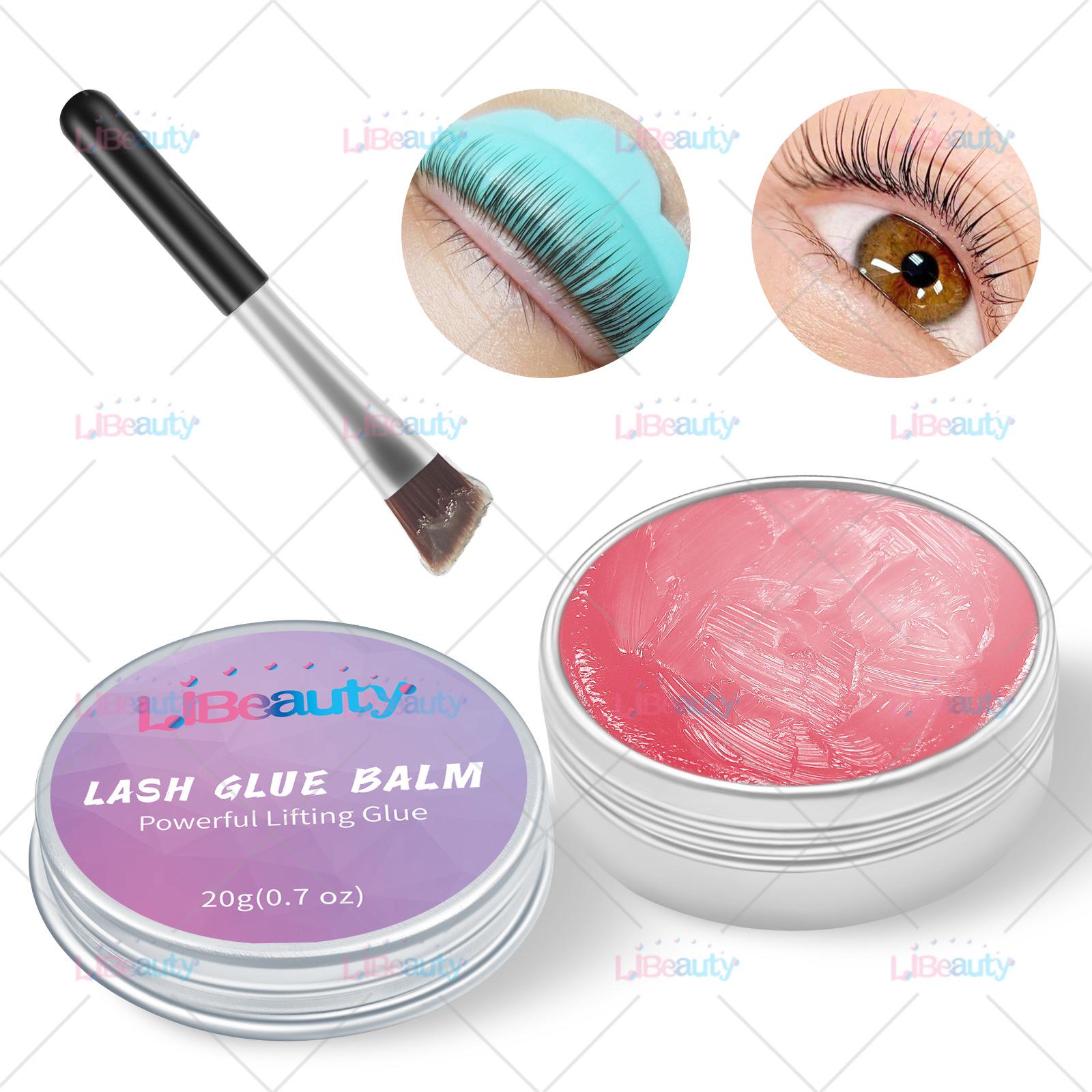 

Libeauty 20 г Мягкий клей для ламинирования ресниц с суперлипким кератином земляничный/красный