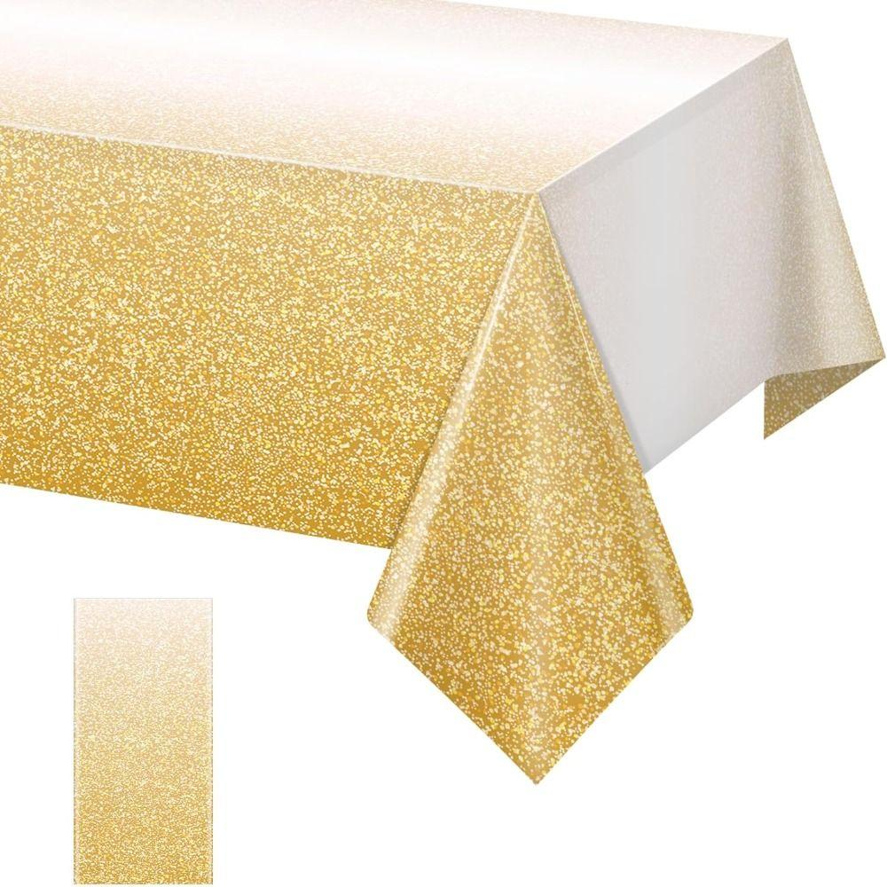 Waterproof Rectangle Table Cover Disposable Table Cloth  Wedding Birthday Anniversary