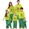 Parent-child Christmas Print Home Suit Long-sleeved Top And Pants