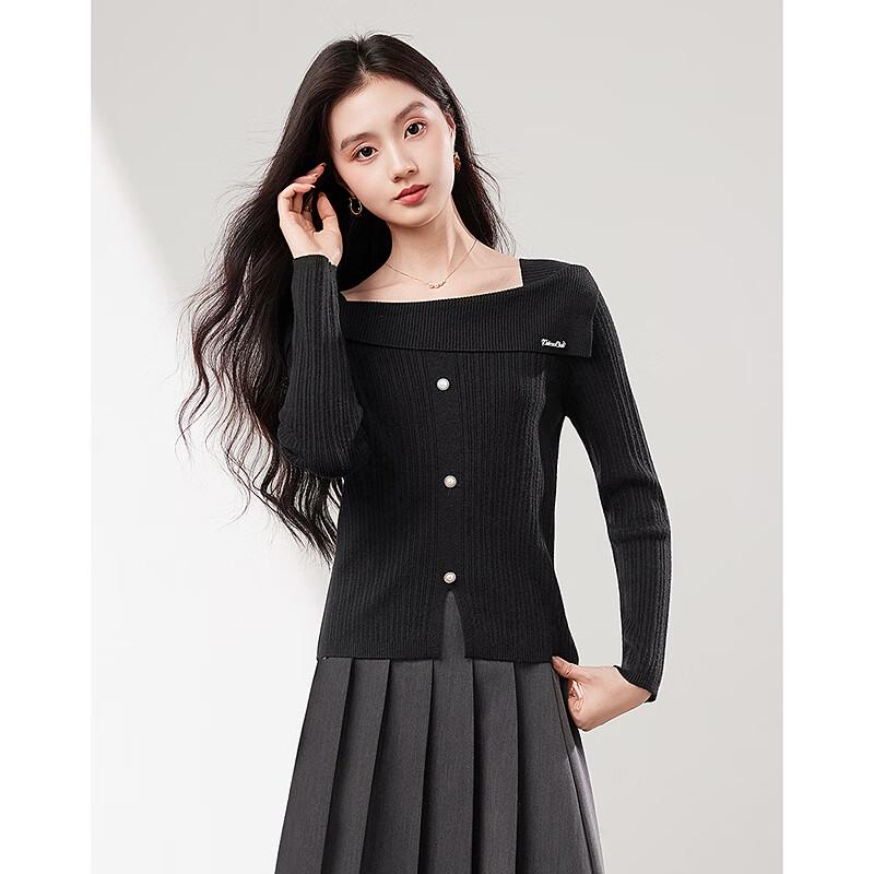 Si Shui Nian Hua Women's Elegant Long-Sleeve Sweater