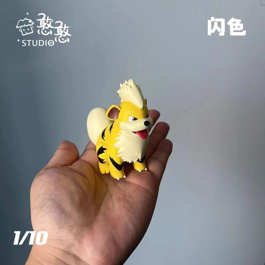 Cute Pokemon 10cm Growlithe Dog Action Figure Toys