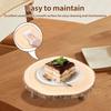 11-13 Inches Wood Display Stand Decorative Wedding Cake Holder Party Dessert Serving Tray Graden Plants Flowerpot Pedestal