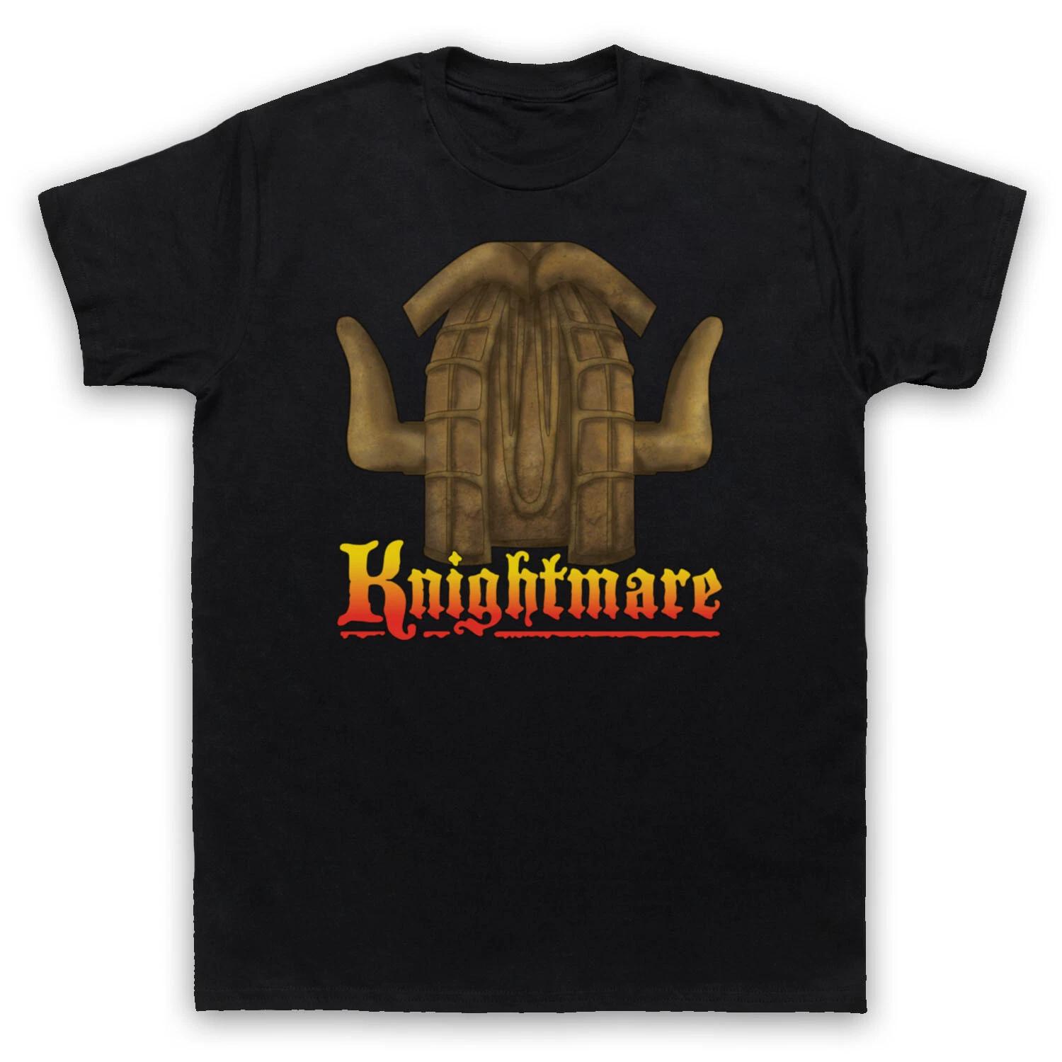 KNIGHTMARE KIDS TV LOGO RETRO VIRTUAL REALITY GAMESHOW MENS & WOMENS T-shirt 150