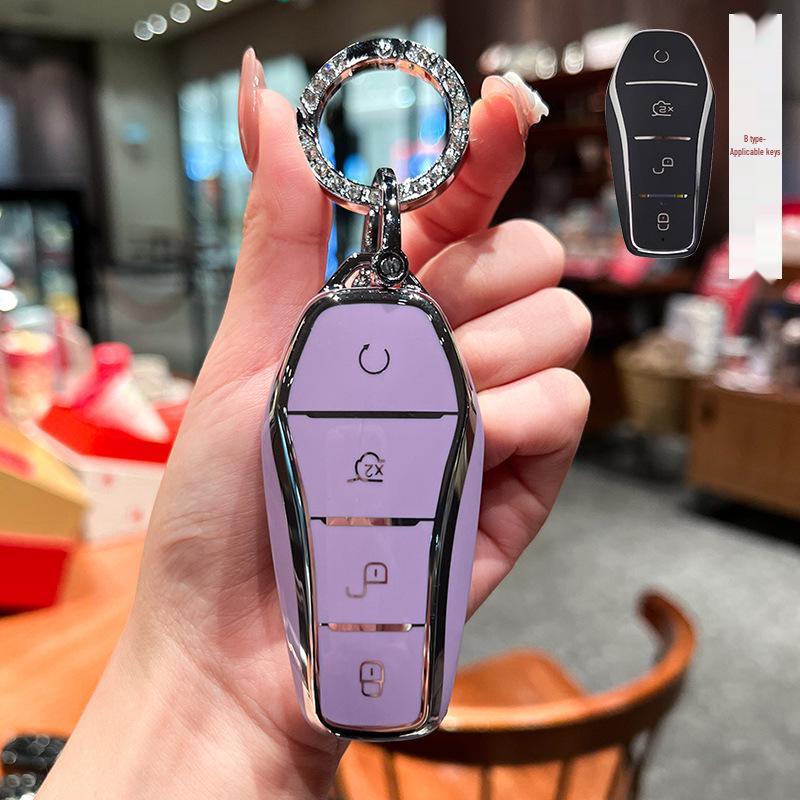 

Кейс для ключей BYD Han, Dolphin, Qin, Song, Yuan, Tang для женщин