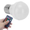 RGB+W Light Bulb 3W E27 Remote Control Color Changing Lamp Home Decoration 85265V