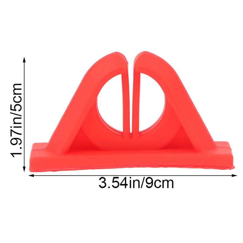 2Pcs Fishing Rod Display Rack Vertical Bracket Silicone Bracket Fixing Rack Fishing Rod Rack For Wall And Garage Storage