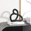Resin Handicrafts Golden Knot Chain Ring Ornament Geometric Winding Decorative Figurines Home Decoration Accessories
