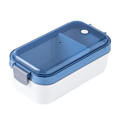 ABS Lunch Storage Container 2 Compartment Airtight Kitchen Organizer  For Office